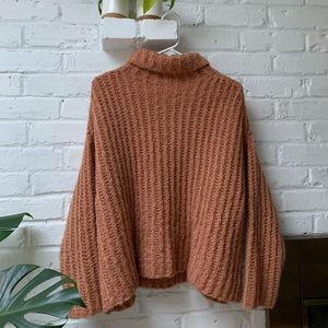 Free People Burnt Orange Sweater